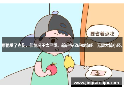 原他受了点伤，但情况不太严重。新轻伤仅轻微惊吓，无需大惊小怪。